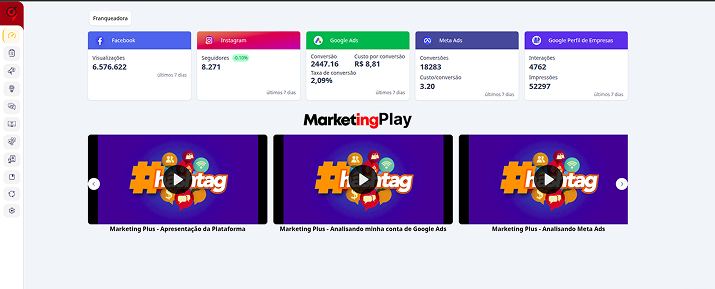 Screenshot da plataforma 2